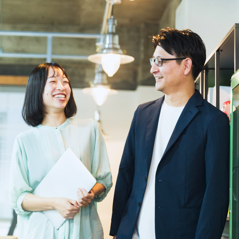 株式会社リーピーの成果を評価し、<br />
高い給与水準を目指す。